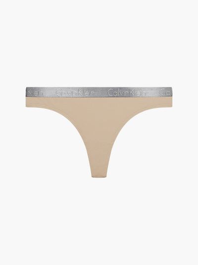 Calvin Klein Underwear HU463064 | Calvin Klein Radiant Cotton Női Tanga Khaki